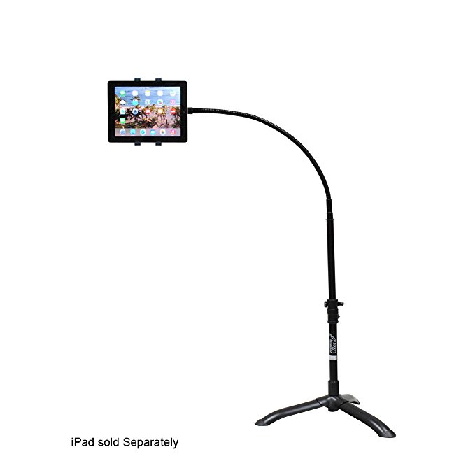 Audio2000's Ast4701 Tablet Rotating Floor Stand for Ipad 1, Ipad 2, New Ipad, and Ipad Mini