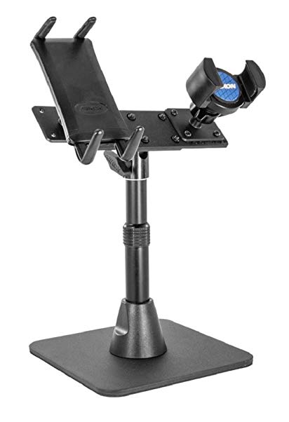 Arkon TW Broadcaster Combo Stand – Midsize Tablet and Phone Mount Holder for Live Streaming Retail Black