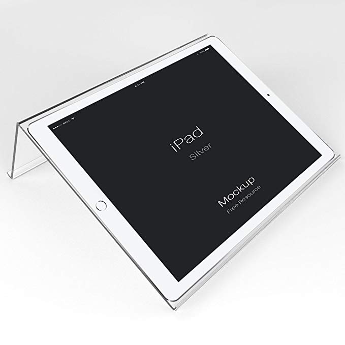 Ipad Stand for Desk,Clear Square Stand for Ipad, Acrylic Tablet Stand Holder - SupperAcrylic