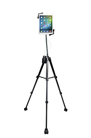 CTA Digital Rolling Portable Tripod Stand for 7-13