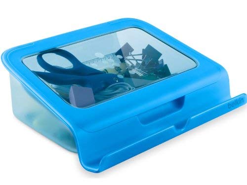 Belkin Universal Tablet Stand / Holder with Storage for Most Tablets including iPad, Galaxy Tab and Kindle (Blue)