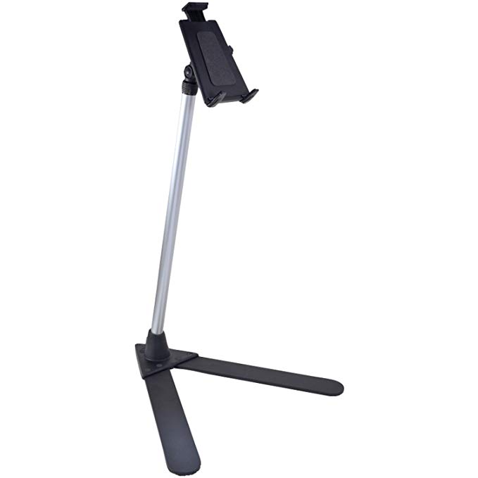 Arkon Tablet Floor Stand for Apple iPad Air 2, iPad Air, iPad 4, 3, 2, Samsung Galaxy Note 10.1, Galaxy Tab Pro 12.2