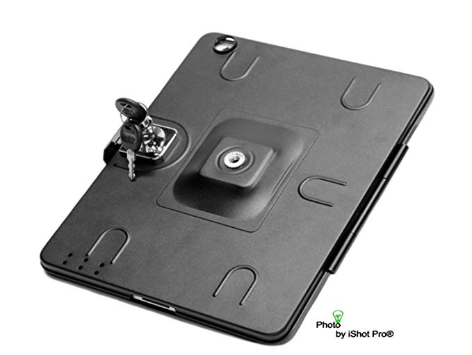 iPad Air 1 Tripod Mount Metal Case - G9 Pro Model (For iPad Air) with Built-in Keyed Security Lock by iShot Pro Mounts - Adapter - Holder - Attachment - iPad Air CaseAll Metal - Easily and Safely Mount Your iPad Air 1 to Any 1/4 20 Standard Camera Tripod, Light Stand or Music Stand You Already Use - Made in the U.S.A - Easy to use and Great for All