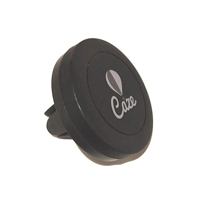 Caze Universal Air Vent Magnetic Phone Car Mount Holder with 2 magnets for smartphones and mini tablets.