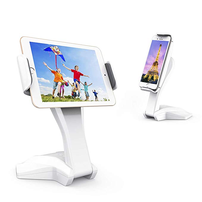 Tablet Stand Adjustable, 360°Swivel iPad Stand Fits 7-15