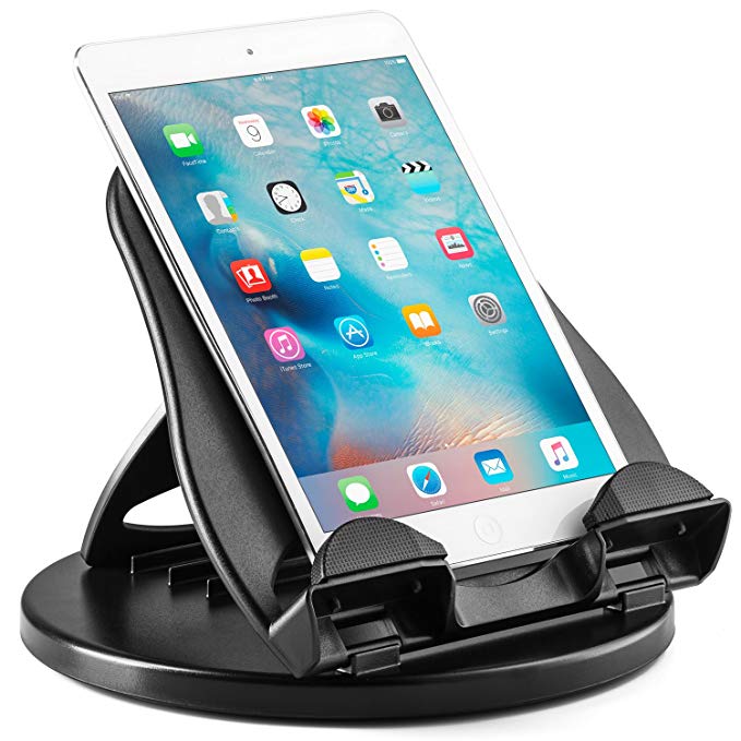 Halter LZ-215 Tablet Stand with 360° Swivel Base and 4 Angle Tilt Adjustment for 7