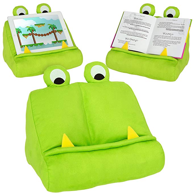 Thinking Gifts Monster Book and Tablet Reading Stand, Green