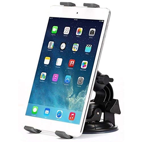 Heavy Duty Car Mount Dash Windshield Tablet Holder Stand for Samsung Galaxy Tab E NOOK 9.6 - Galaxy Tab S2 NOOK 8.0 - Galaxy Tab 4 NOOK 7.0 - Galaxy Tab 4 NOOK 10.1